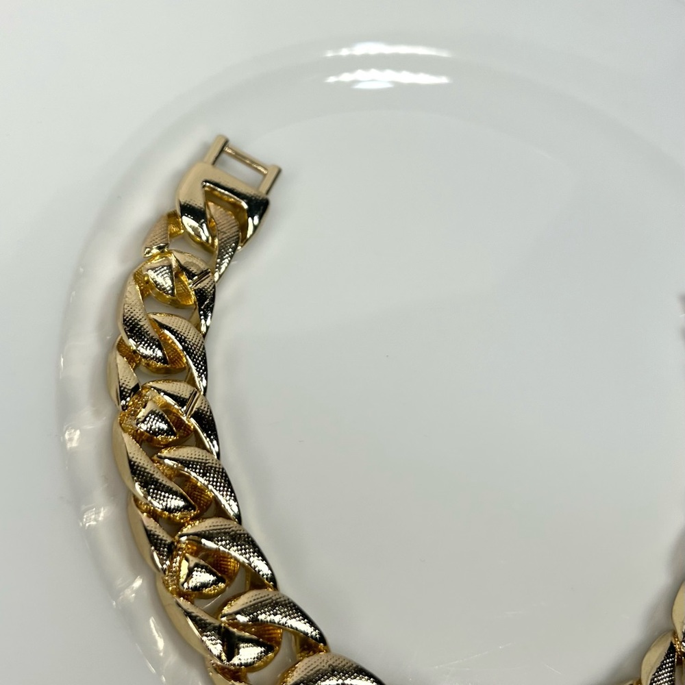 14k gold filled unique cz bracelet - Picture 4 of 5